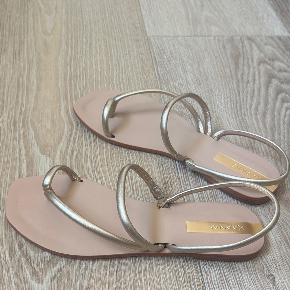 Kaanas Aztek Strappy Sandals - Gold